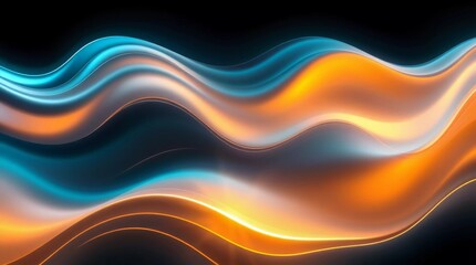 Modern Neon Light Waves, Elegant Gradient Motion, Futuristic Abstract Wave, Glowing Digital Flow.



