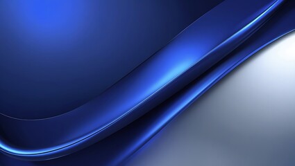 A sleek gradient background transitioning from deep royal blue to metallic silver, exuding professionalism and a futuristic corporate feel, ideal for finance and technology branding.