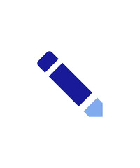 Pencil icon with two tone