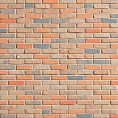 Fototapeta premium Modern Brickwork: Geometric Shapes and Colors