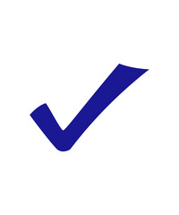 blue check mark