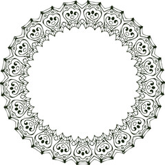 Beautiful flower art and mandala vector design