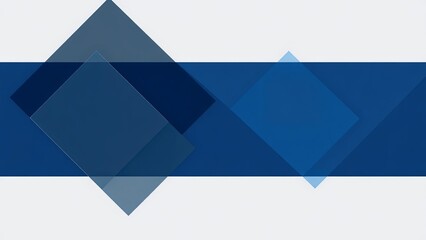 Modern Corporate Blue Squares