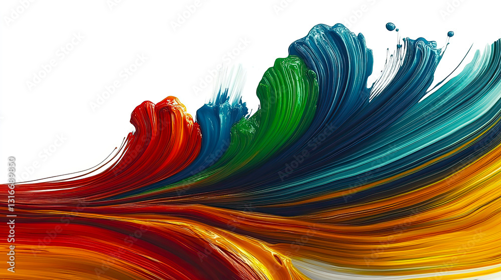 Poster Vibrant Bursts of Color Create an Energetic Backdrop for Artistic Expression and Creativity