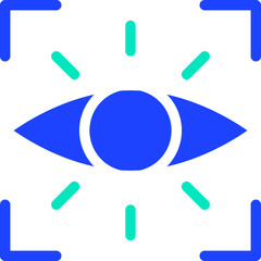 Eye Vector Icon Design Illustration