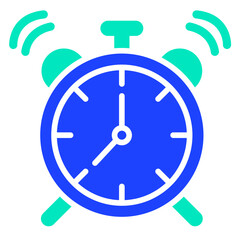 Alarm Clock Vector Icon Design Illustration