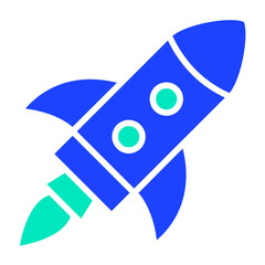 Rocket Vector Icon Design Illustration