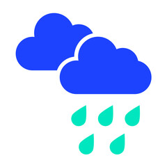 Rain Vector Icon Design Illustration