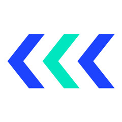 Fast Backward Vector Icon Design Illustration