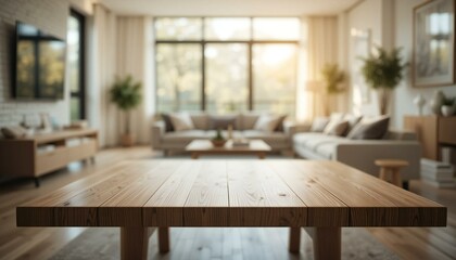 Warm Modern Living Room.
