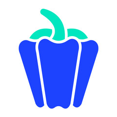 Capsicum Vector Icon Design Illustration