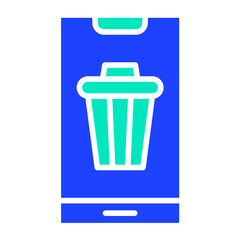 Bin Vector Icon Design Illustration