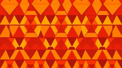 Fototapeta premium Vivid Orange and Yellow Triangle Background