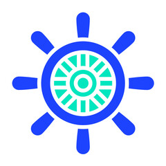Rudder Vector Icon Design Illustration