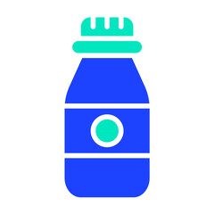 Vial bottle Vector Icon Design Illustration