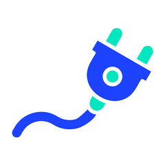 Plug Vector Icon Design Illustration