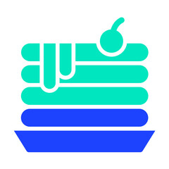 Pancake Vector Icon Design Illustration