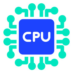Processors Vector Icon Design Illustration