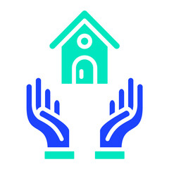 House insurance Vector Icon Design Illustration