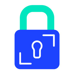 Padlock Vector Icon Design Illustration