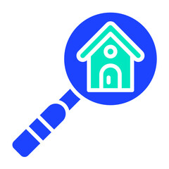 House search Vector Icon Design Illustration