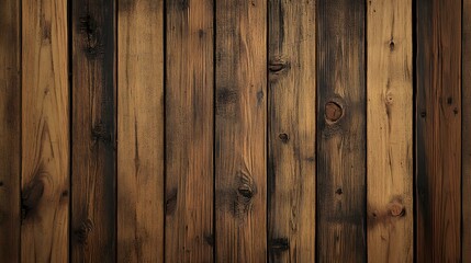 Naklejka premium Wooden plank texture in warm brown