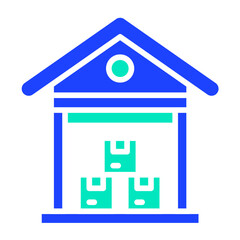 Warehouse Vector Icon Design Illustration