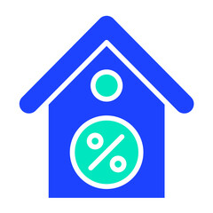 Percentage Vector Icon Design Illustration