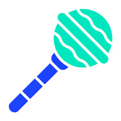 Baby rattle Vector Icon Design Illustration