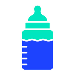 Fototapeta premium Feeding bottle Vector Icon Design Illustration