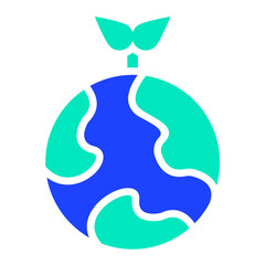 Sustainable energy Vector Icon Design Illustration