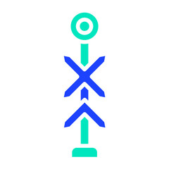 Multi line Vector Icon Design Illustration