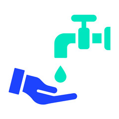 Wudhu Vector Icon Design Illustration