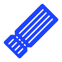 Movie ticket Vector Icon Design Illustration