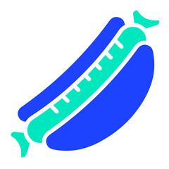 Hot dog Vector Icon Design Illustration