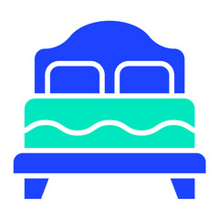 Bed Vector Icon Design Illustration