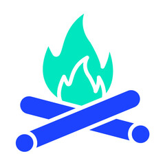 Bonfire Vector Icon Design Illustration