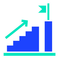 Career Path Vector Icon Design Illustration