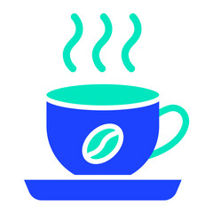 Hot Coffee Vector Icon Design Illustration