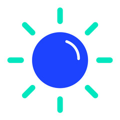 Sun Vector Icon Design Illustration