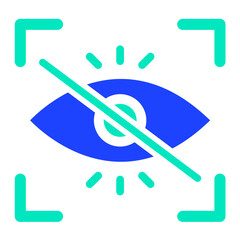 Red eye Vector Icon Design Illustration
