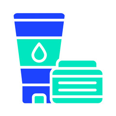 Cosmetic Item Vector Icon Design Illustration