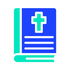 Obraz premium Bible Vector Icon Design Illustration