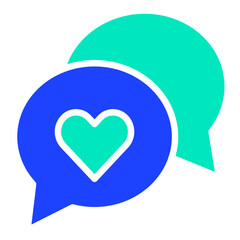 Chat Vector Icon Design Illustration