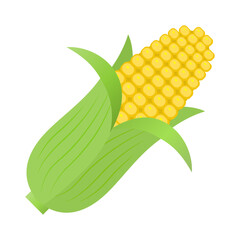 Obraz premium トウモロコシのアイコン・イラスト