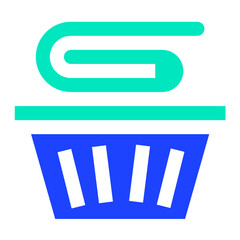 Bucket Vector Icon Design Illustration