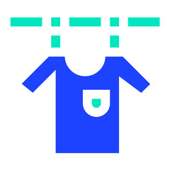 Drying Vector Icon Design Illustration