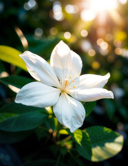 Obraz premium white jasmine flower