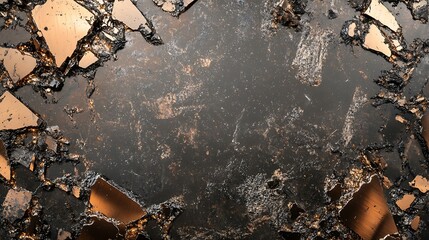 Polished meteorite surface with intricate metallic crystal patterns, showcasing the wonders of space