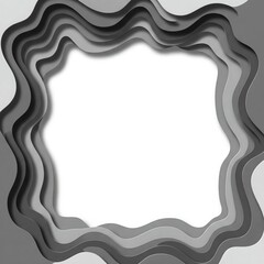 Multi-Layered Abstract Paper Frame